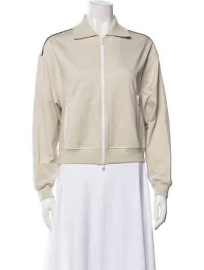 Pre-owned Brunello Cucinelli Bomber Jacket W/ Tags In Neutral
