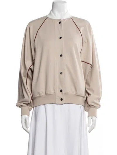 Pre-owned Brunello Cucinelli Bomber Jacket W/ Tags In Neutral