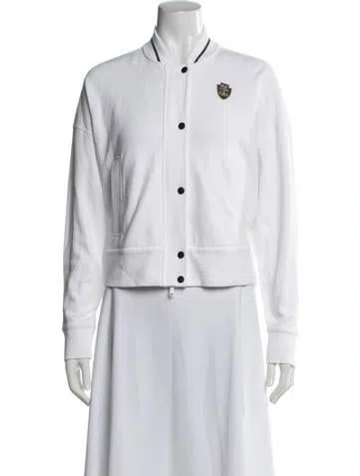 Pre-owned Brunello Cucinelli Bomber Jacket W/ Tags In White
