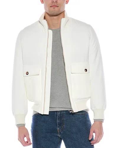 Brunello Cucinelli Bomber Jacket In White