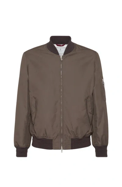 BRUNELLO CUCINELLI BRUNELLO CUCINELLI BOMBER JACKET WITH PADDING