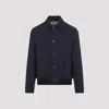Brunello Cucinelli Tailored Blue Jacket With Classic Button-up Design And Side Pockets In Blue