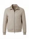 Brunello Cucinelli Bomber In Neutral