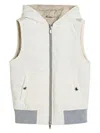 Brunello Cucinelli Bonded Taffeta Gilet In 中性色