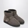 Brunello Cucinelli Boot In Dove-colored Suede In Gray