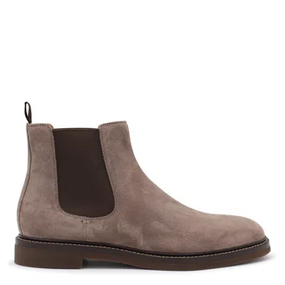 Brunello Cucinelli Boots Bison In Brown