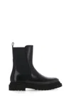 Brunello Cucinelli Bead-embellished Leather Chelsea Boots In Black