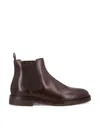 Brunello Cucinelli Man Ankle Boots Dark Brown Size 10 Leather In Brown