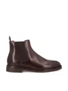 Brunello Cucinelli Man Ankle Boots Dark Brown Size 10 Leather In Brown