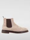 Brunello Cucinelli Chelsea Boot In Suede In Beige