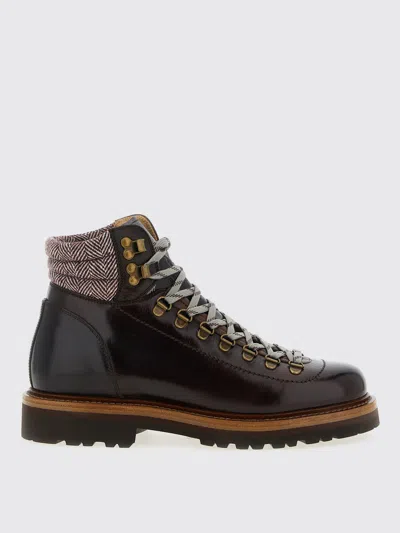 BRUNELLO CUCINELLI BOOTS BRUNELLO CUCINELLI MEN COLOR BROWN,H20132032