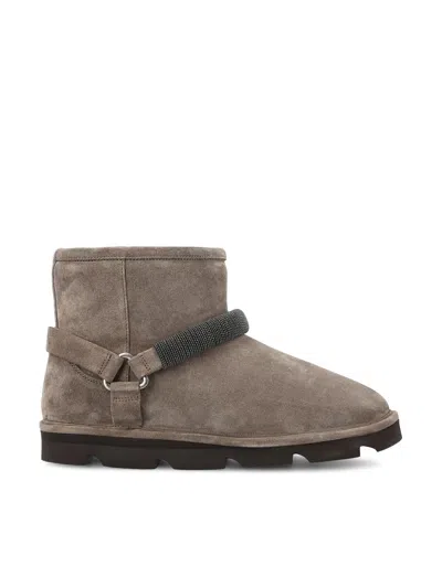 Brunello Cucinelli Boots In Grey