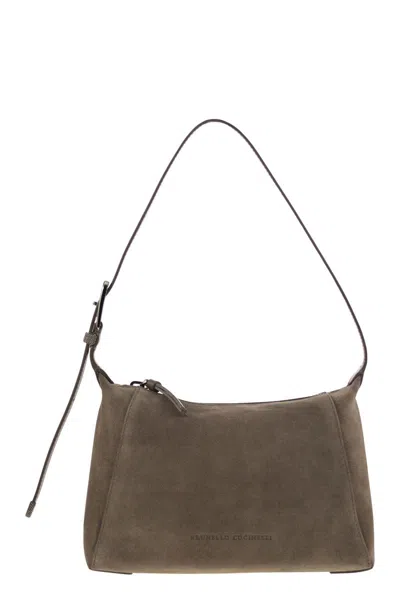 Brunello Cucinelli Borsa A Tracolla In Gray
