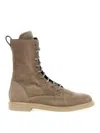 BRUNELLO CUCINELLI SUEDE LACE-UP BOOTS