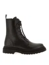 Brunello Cucinelli Combat Boots In Brown
