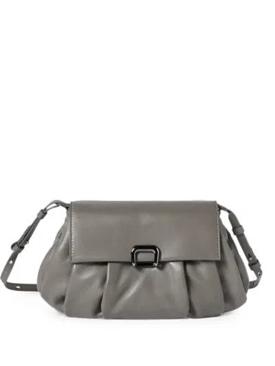 Brunello Cucinelli Boule Bag In Nappa Leather In Gray