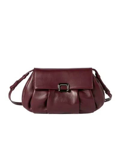 Brunello Cucinelli Boule Bag In Nappa Leather In Burgundy