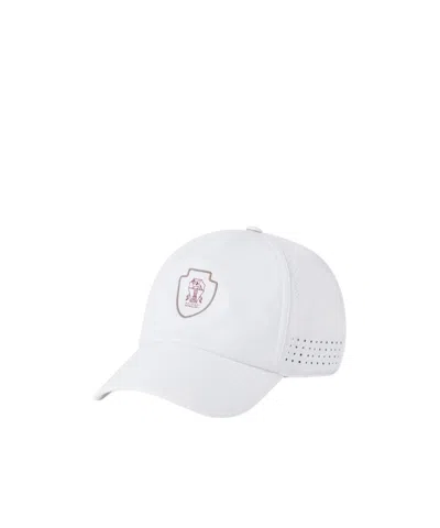 Brunello Cucinelli Bowler Cap In White