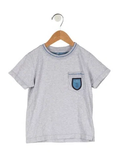 Pre-owned Brunello Cucinelli Babies' Boys' T-shirt In Gray
