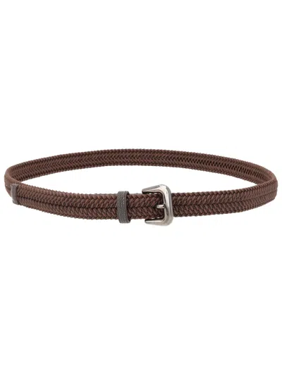 BRUNELLO CUCINELLI BRAIDED BELT