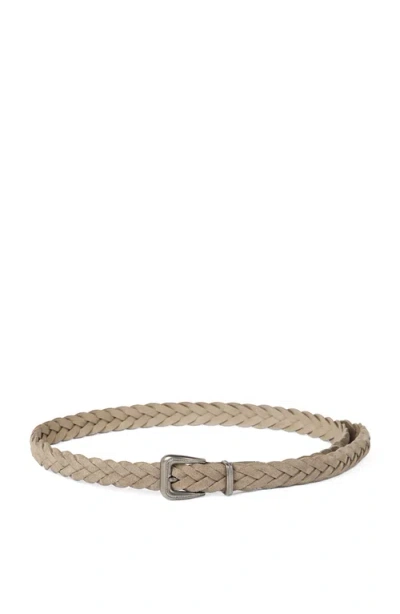 Brunello Cucinelli Braided Belt In Brown