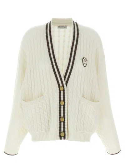 Brunello Cucinelli Braided Cardigan