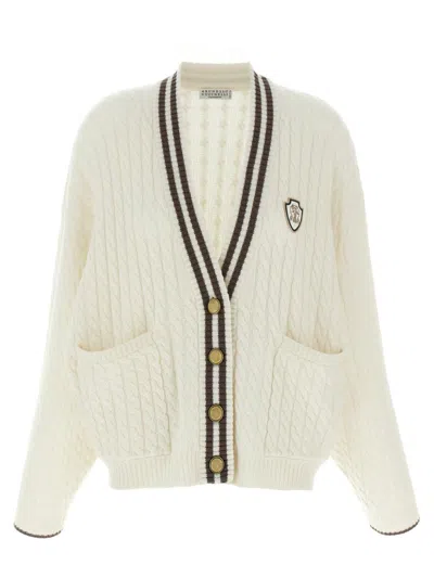 Brunello Cucinelli Braided Cardigan