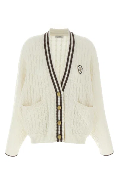 BRUNELLO CUCINELLI BRAIDED CARDIGAN
