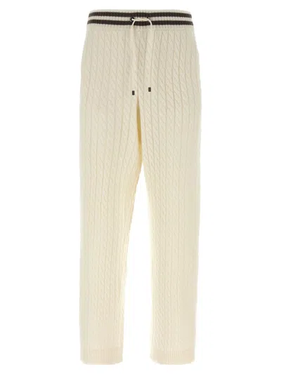 BRUNELLO CUCINELLI BRUNELLO CUCINELLI BRAIDED CASHMERE PANTS