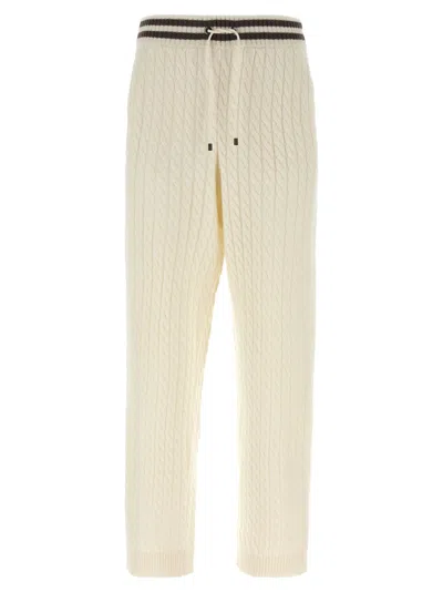 Brunello Cucinelli Braided Cashmere Pants