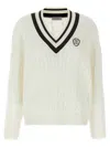 Brunello Cucinelli Braided Cotton Sweater Sweaters And Cardigans White In Neutral