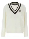 Brunello Cucinelli Braided Cotton Sweater Sweaters And Cardigans White In Neutral