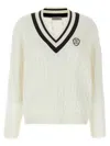 Brunello Cucinelli Braided Cotton Sweater Sweaters And Cardigans White In Neutral