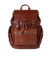 Brunello Cucinelli Braided-detail Leather Backpack In Brown