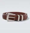 Brunello Cucinelli Braided Leather Belt