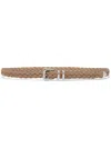 Brunello Cucinelli Leather Belt In Brown