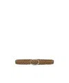 Brunello Cucinelli Leather Belt In Brown