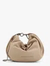 Brunello Cucinelli Brioche Hobo Bag In Soft Leather With Precious Chain