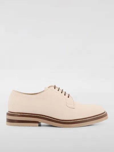 BRUNELLO CUCINELLI BROGUE SHOES BRUNELLO CUCINELLI MEN COLOR BEIGE,G76011022