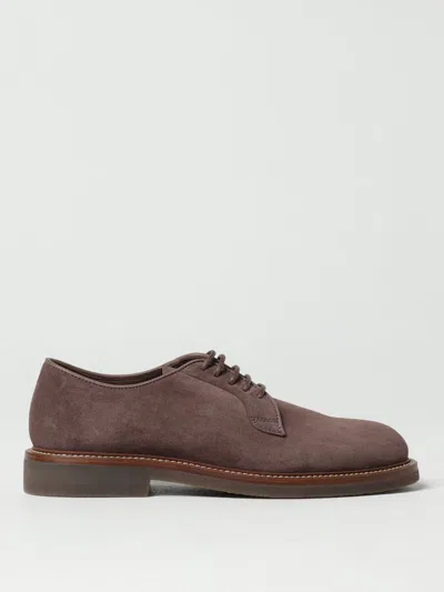 Brunello Cucinelli Brogue Shoes  Men Color Coffee