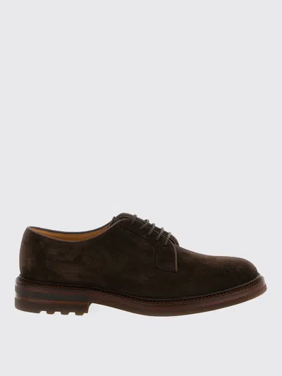 BRUNELLO CUCINELLI BROGUE SHOES BRUNELLO CUCINELLI MEN COLOR DARK,H26447102
