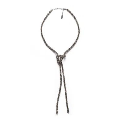 Brunello Cucinelli Bronze / Women's Necklace In Metallic