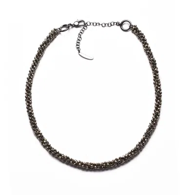 Brunello Cucinelli Bronze / Women's Necklace In Black