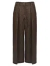 Brunello Cucinelli Cotton Denim Trousers With Back Pockets