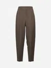 Brunello Cucinelli Women Fluid Linen Pull On In Brown