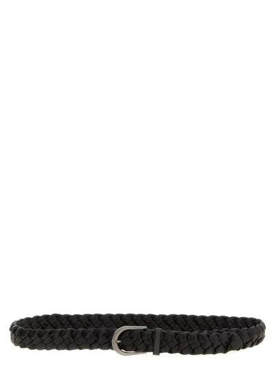 BRUNELLO CUCINELLI WOMEN BROWN BUCKLE BELT, 34 LUXURY BELTS FOR WOMEN DARVEYS