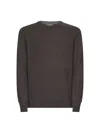 Brunello Cucinelli Brown Cashmere Crewneck Sweater In Brown