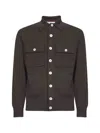 Brunello Cucinelli Long-sleeved Knitted Cardigan In Brown