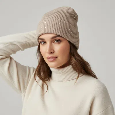 Brunello Cucinelli Brown Cashmere Women's Beanie