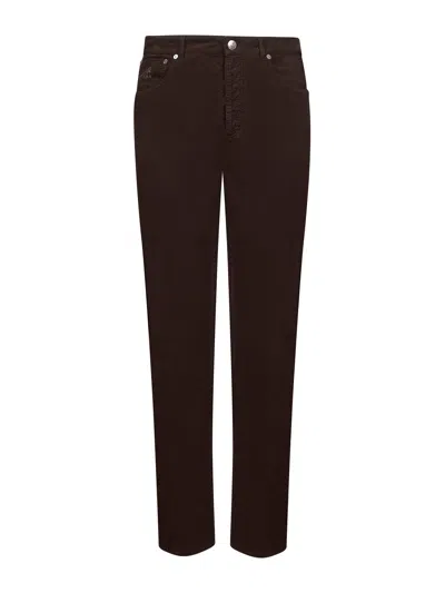 Brunello Cucinelli Brown Corduroy Italian Fit Trousers